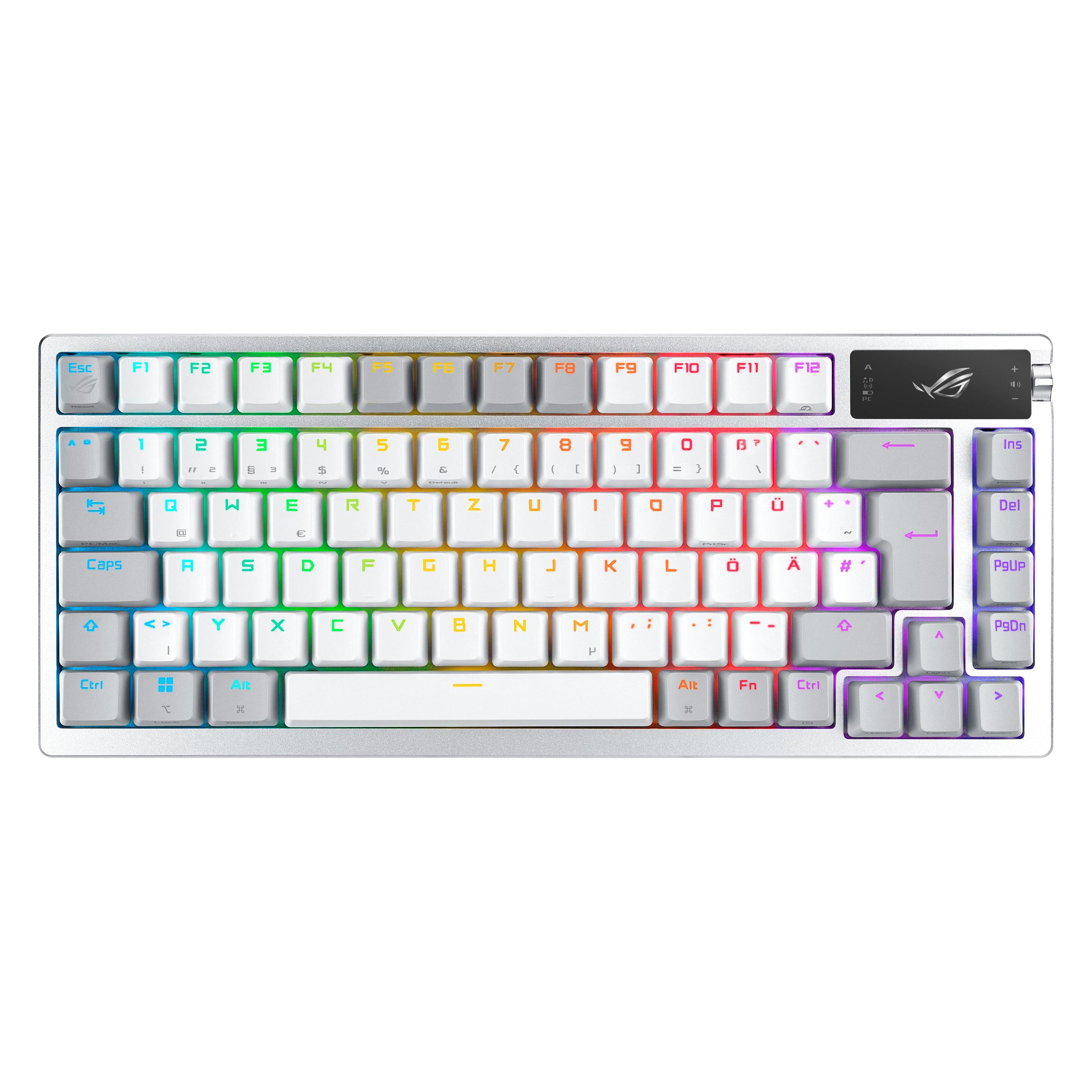 ASUS ROG Azoth (DE, Kabelgebunden, Kabellos) (90MP031A-BKDA11)