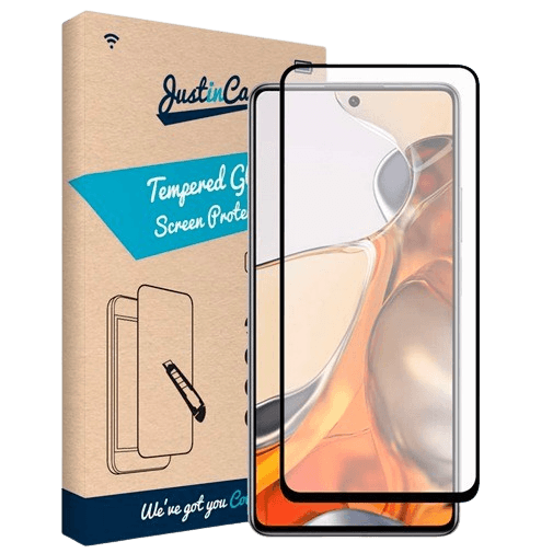 Just in Case Gehärtetes Glas Edge to Edge Displayschutzfolie Xiaomi 11T/11T Pro
