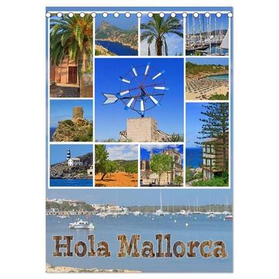 Hola Mallorca (Tischkalender 2027 DIN A5 hoch), CALVENDO Monatskalender