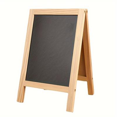 Wooden Frame Double Sided Chalkboard, Tabletop Menu Board, Wedding Message Sign, Party Supplies Wooden Frame Double Sided Chalkboard, Tabletop Menu Board, Wedding Message Sign, Party Supplies