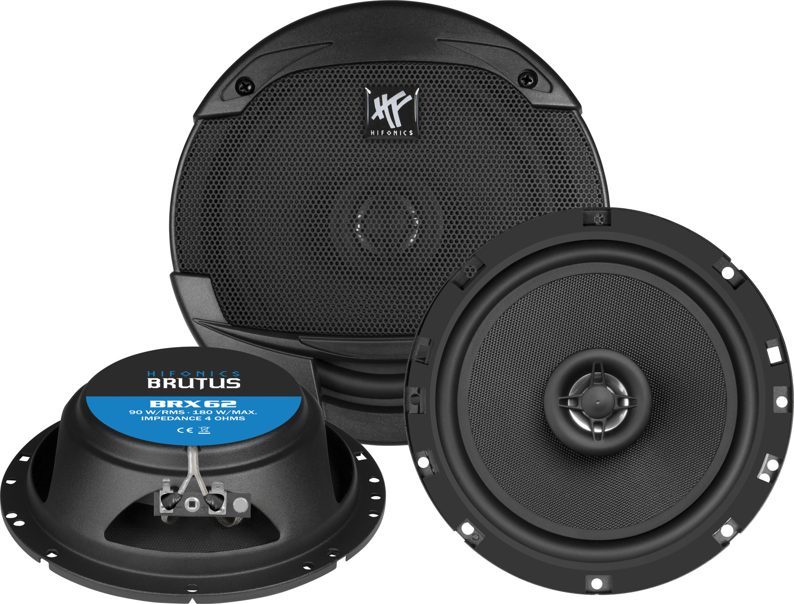 Hifonics Brutus BRX-62 Coax-systeem 16,5 cm