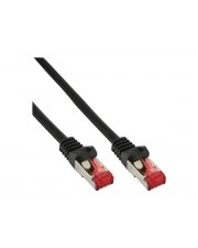 InLine 30er Bulk-Pack Patchkabel S/FTP PiMf Cat.6 250 MHz PVC Kupfer schwarz 3m Rot (B-76403S)