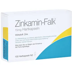 Zinkamin Falk 15 mg Hartkapseln 100 St