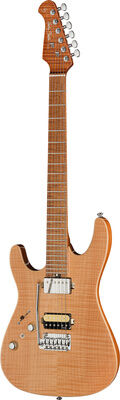 Harley Benton Fusion-IV HH LH MN FNT Flame Natur