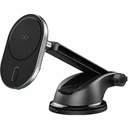 Force Power MagSafe Auto-Halterung 15W verstellbarer Arm, Smartphone Halterung, Schwarz