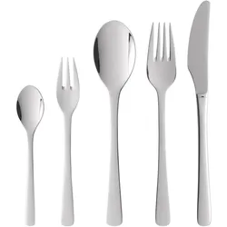 Gense Cutlery set Steel Line 60 pcs, Besteck, Silber