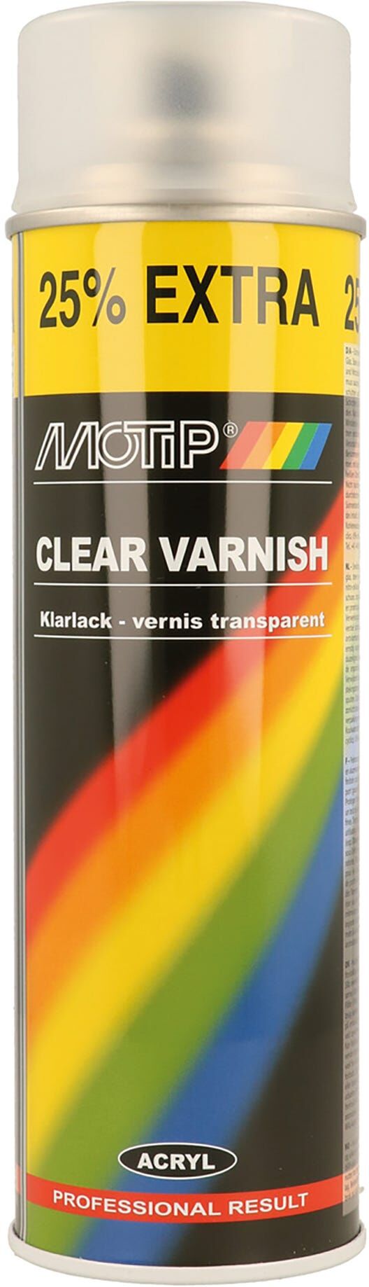 Motip FINITURA SPRAY  TRASPARENTE OPACA 500 ml FINISCE E PROTEGGE RESISTENTE A URTI E GRAFFI