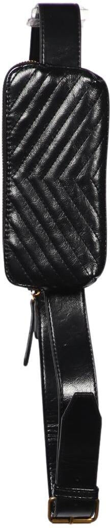 asos Damen Handtasche klein, Schwarz, Kunstleder - Second Hand