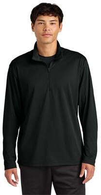 Sport-Tek ST672 Micropique Sport-Wick 1/4-Zip in Black size 3XL