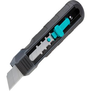 Wolfcraft Cuttermesser Dual-Schaber-Messer 4333000, Profimesser, mit 18mm Abbrechklinge und 18mm Schaberklinge