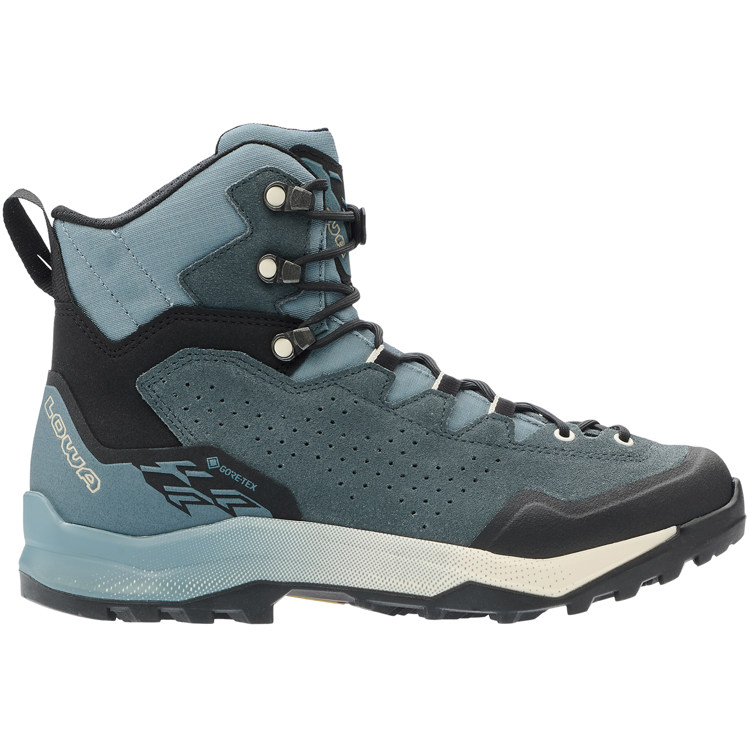 Lowa Explorer GTX Mid Damen Wanderschuhe tuerkis Größe 38 Camping Wasserdicht