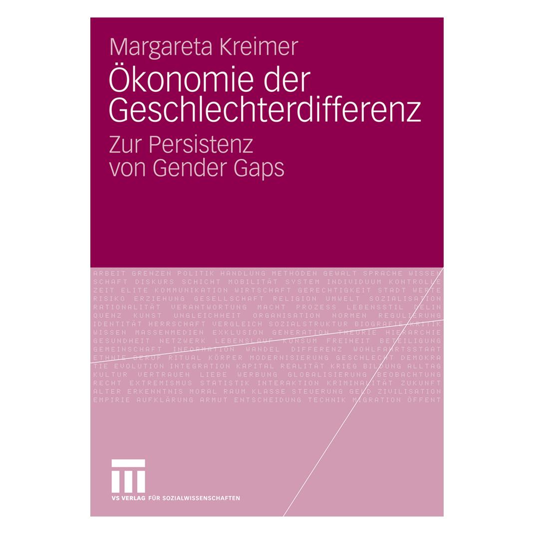VS Ökonomie der Geschlechterdifferenz (Deutsch, Softcover, Margareta Kreimer) (7550263)