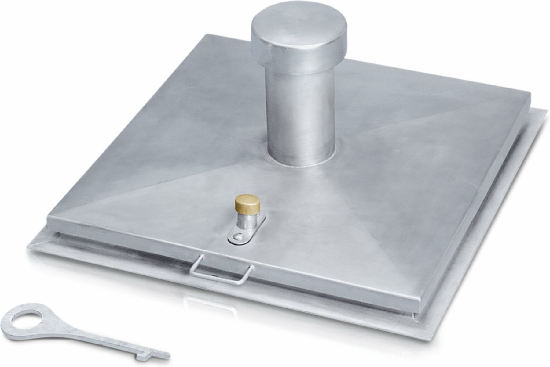 ZARGES Brunnenabdeckung, isoliert , verzinkt Schachtmaß 800 x 800 mm (47119)