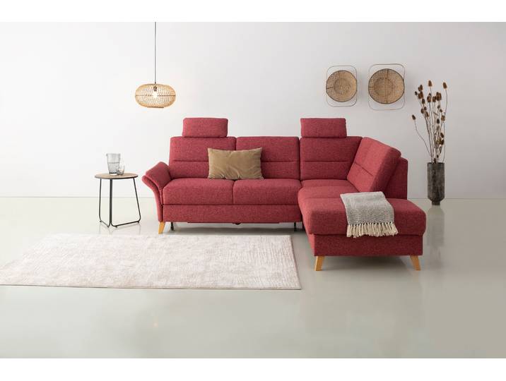 Sofa-Kopfstütze GOODPRODUCT Westerland , lila (chianti), B:50cm H:25cm T:12cm, Holzwerkstoff, Kopfstützen, Sofa-Kopfstütze, 2 Stück im Set, passend zur Serie Westerland