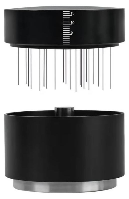 Multifunctionele 3-in-1 Koffiestamper met Verstelbare Basis 51/53/58mm en Slow Rebound Ontwerp