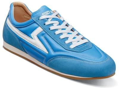 Stacy Adams Action 150 (Men's) Athletic in Blue, Size 9.5 M, Leather/Rubber/Synthetic
