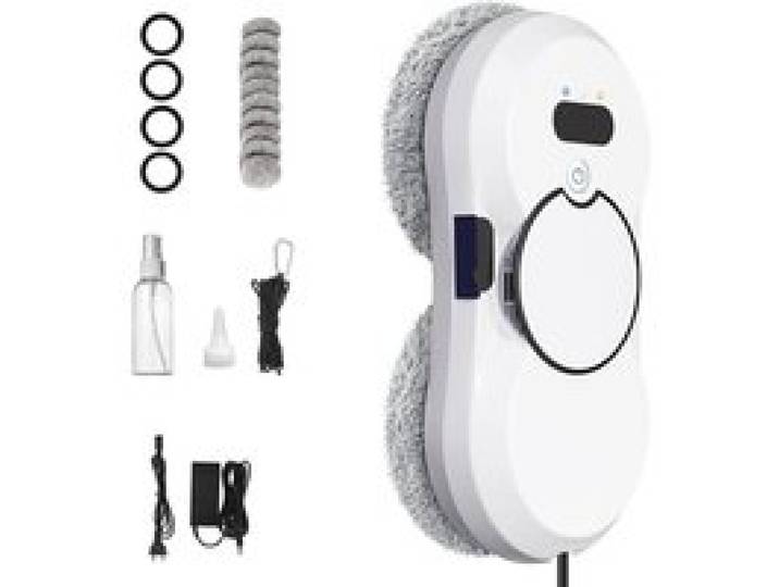 Robot Nettoyeur Vitres Robot Laveur De Vitre Automatique Avec Trois Modes De Nettoyage Double Pulvérisation DEau Système De Séc