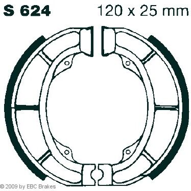 EBC Brakes S624 Bremsbackensatz