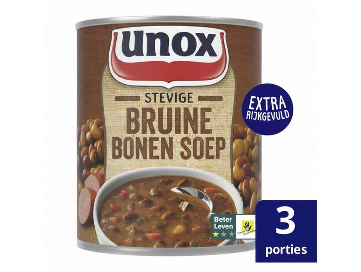 Unox Stevige Bruine Bonensoep - 800 ml
