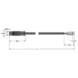Turck Aktuator- u. Sensorleitung HT-SSP4-5/S2430