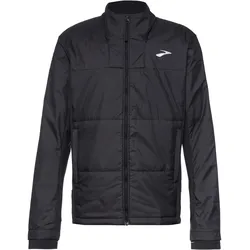 Brooks Shield Hybrid Laufjacke Herren | Gr. XL | schwarz - schwarz