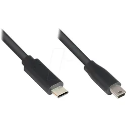 GC 3310-CM018 - USB 2.0 Kabel, C Stecker auf Mini B Stecker, 1,8 m