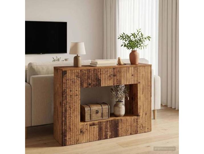 LPERTGFHU Konsolentisch, Flurtisch aus Holzwerkstoff, 101 x 29 x 74 cm Stabiles Design, Vielseitige Ablagemöglichkeiten, Für Flur & Wohnzimmer