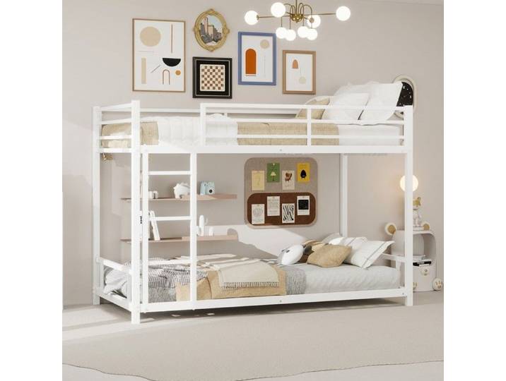 Lit superposé - Page Living - métal - 2 places - anti-bruit & revêtement anti-corrosion