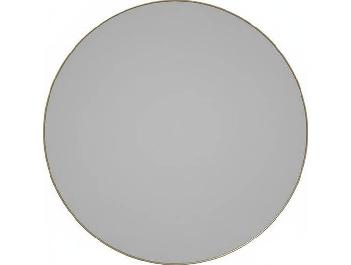 Livetastic Wandspiegel Doutzen, Goldfarben, Metall, Glas, rund, 80x80x5 cm, senkrecht und waagrecht montierbar, in verschiedenen Größen erhältlich, Spiegel, Spiegel rund