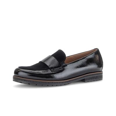 Slipper GABOR "Slipper", Damen, Gr. 37,5, schwarz, Schuhe Slipper