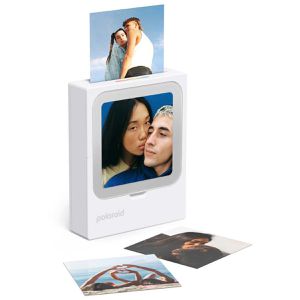 Polaroid Hi-Print 3×3 Pocket Fotodrucker, weiß, 7,6 x 7,6 cm, für Smartphone, mit Bluetooth, inkl. Fotopapier