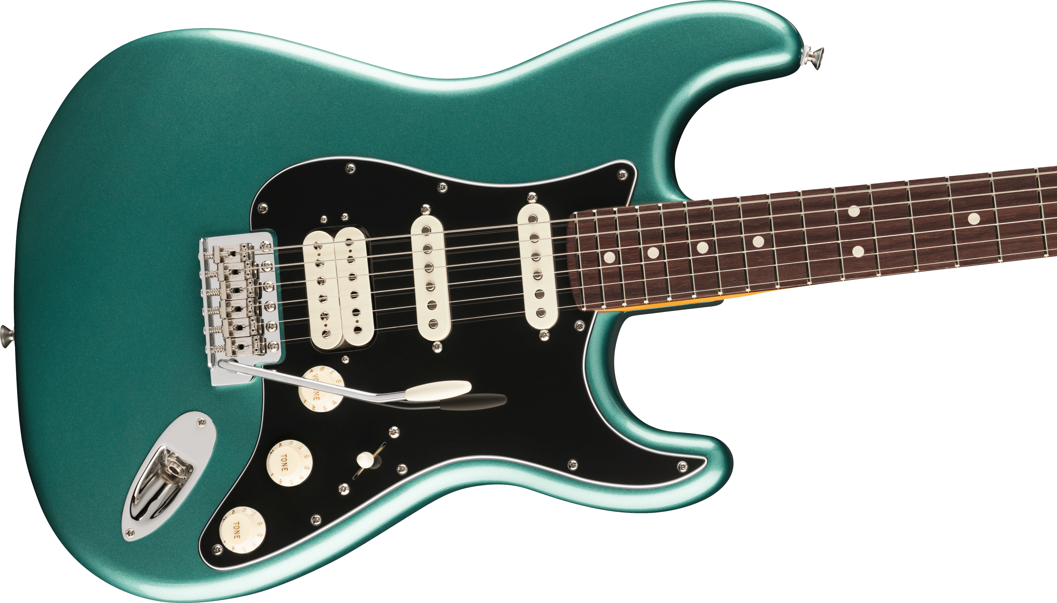 Fender American Professional Classic HSS Rosewood Fingerboard Faded Sherwood Green Metallic