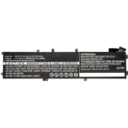 CoreParts MicroBattery (9 Zellen, 8000 mAh), Notebook Akku, Schwarz