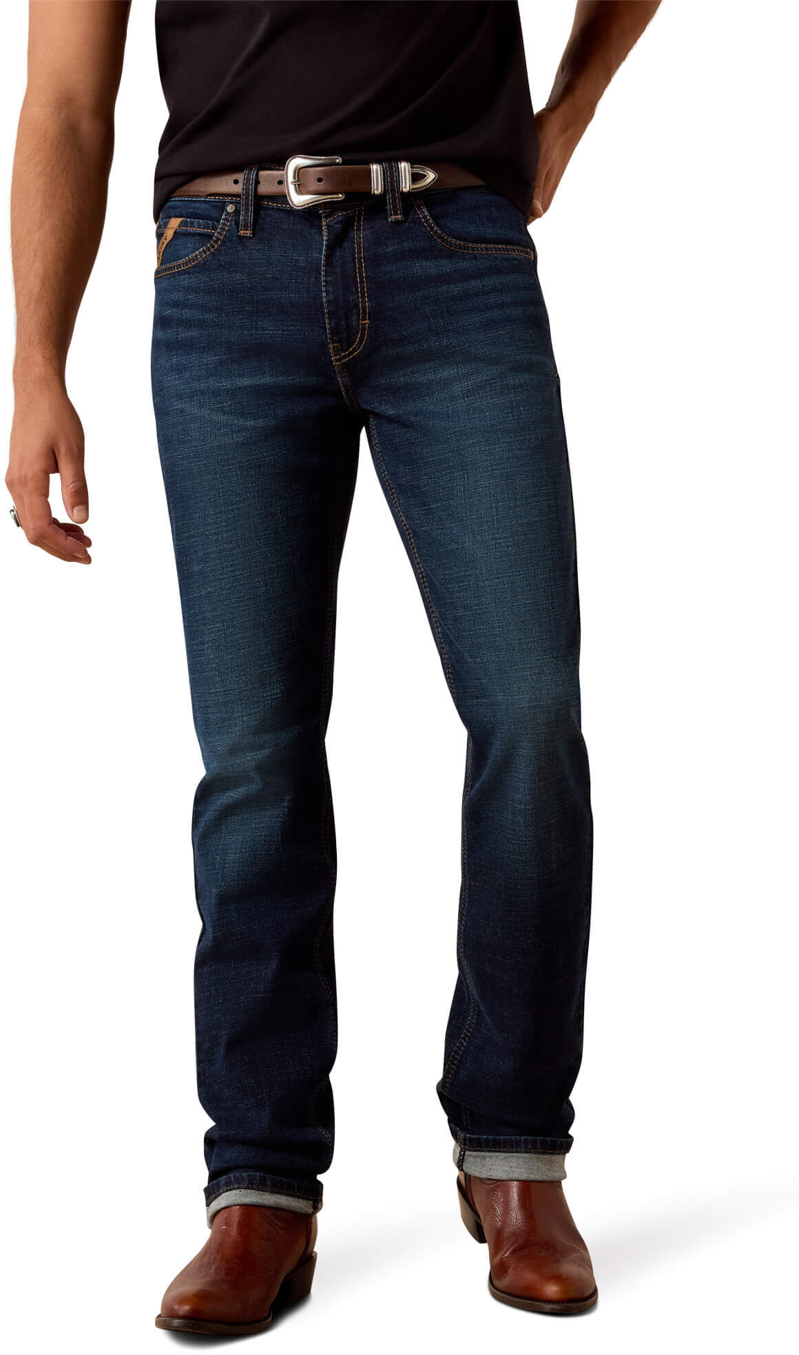 Men's M8 Modern Brock Slim Straight Leg Jeans in Langston, Size: 38 X by Ariat