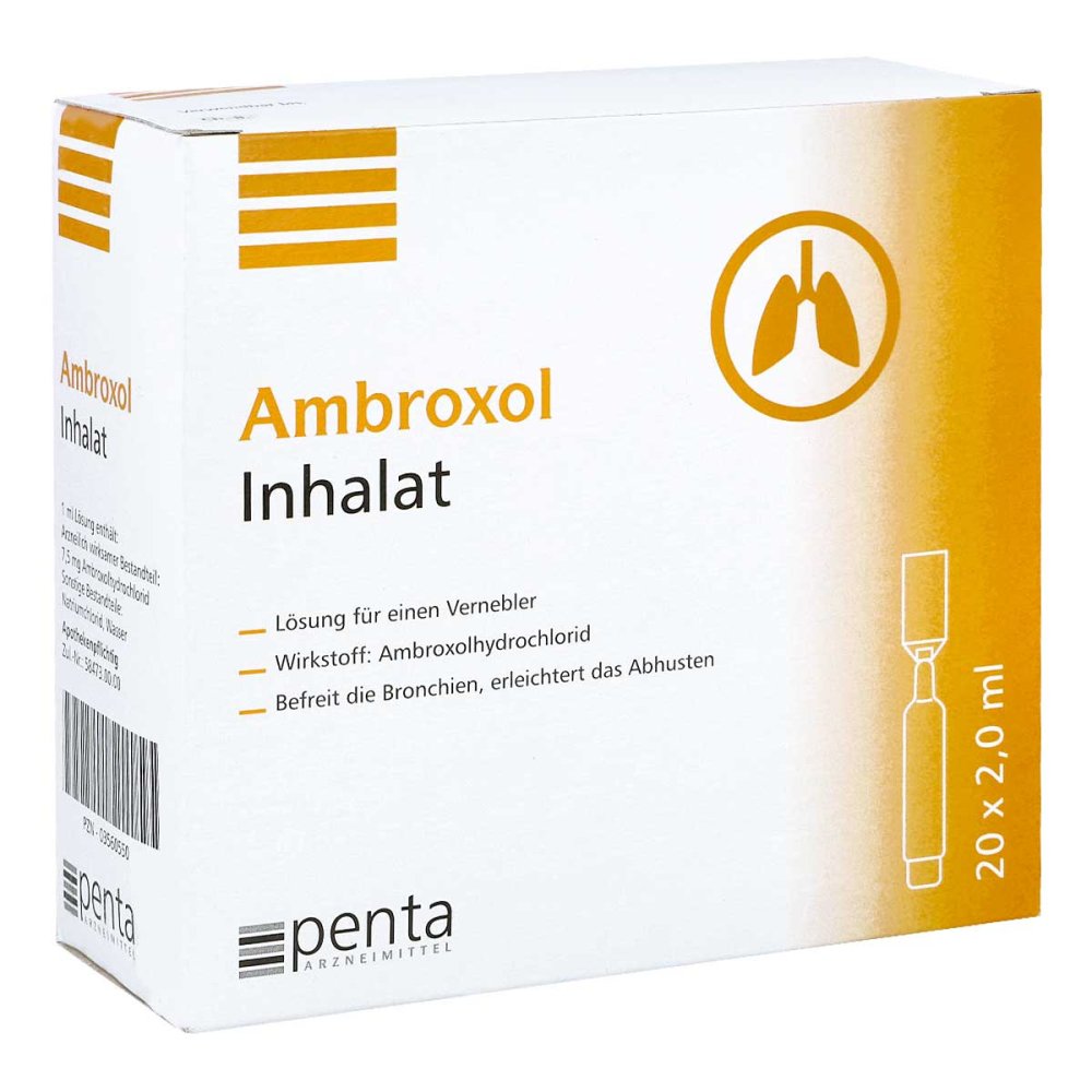 Penta Arzneimittel GmbH Ambroxol Inhalat 15ml/2ml 03560550
