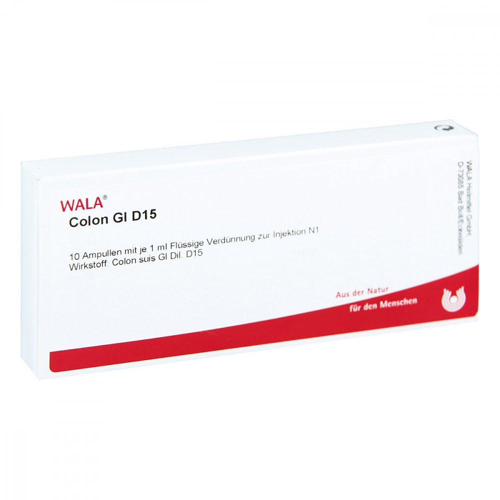 WALA Heilmittel GmbH Colon Gl D15 Ampullen 02831202