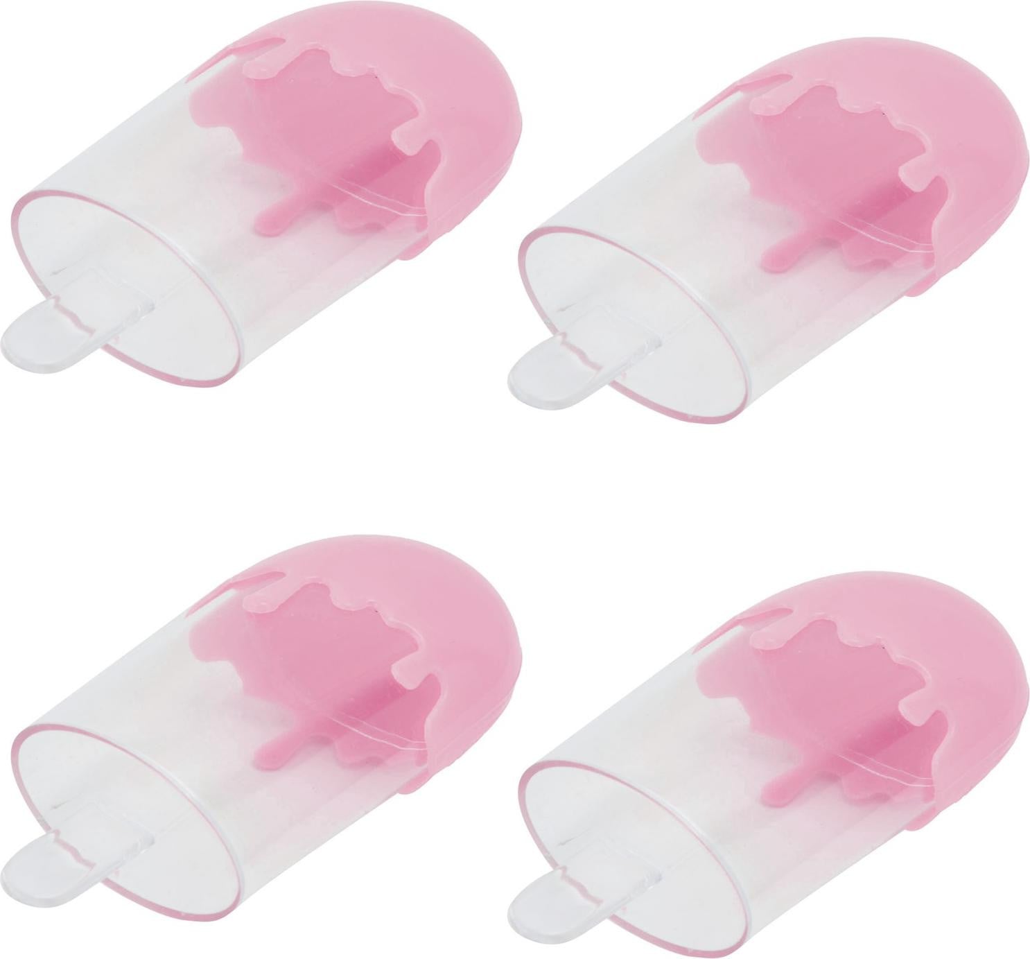 Cocosity 12 stuks ijsvormige snoepdoosjes van plastic, roze