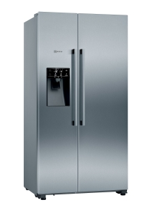 Neff KA3923IE0 Side-by-Side Edelstahl Antifingerprint LED NoFrost Festwasseranschluss