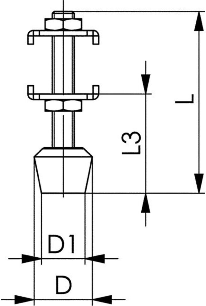 AMF Spannpratze 14 mm (74914)