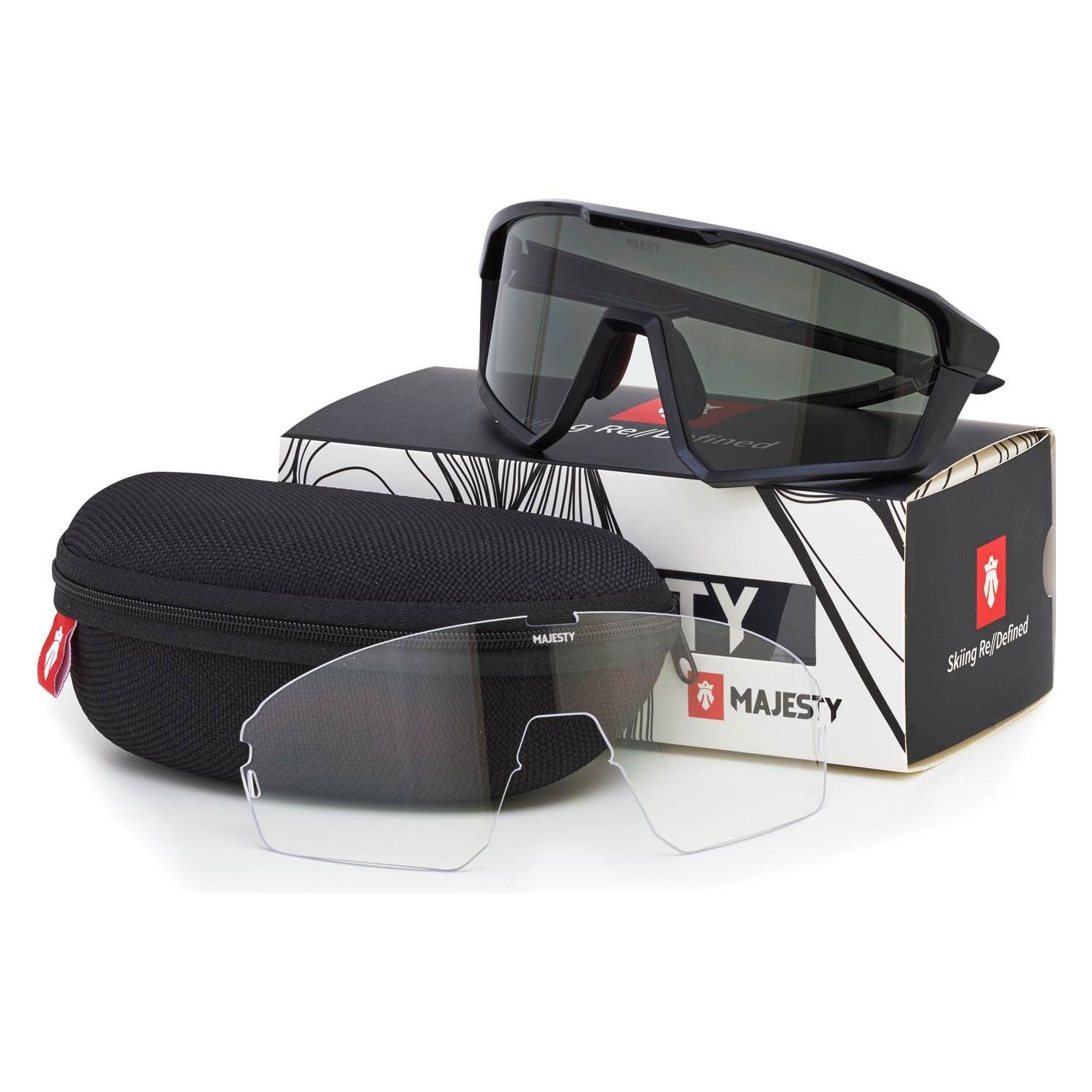 No Name Pro Tour Brille schwarz/klar-schwarz (Schwarz, Black, Transparent) (0005162600003067)