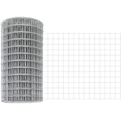 vidaXL Eurozaun 0,6 x 10 m PVC-beschichtetes Eisen