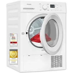 Exquisit Wärmepumpentrockner, 10 kg, 16 Programme, Knitterschutz, LED, Trockner, Frontlader, TWP1001-030D weiss