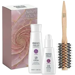 Marlies Möller, Beauty Geschenkset, Geschenkset Strength Daily Mild & Hairspray Set Haarbürste / (Haarpflege Set)