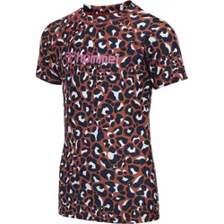 HUMMEL hmlAZUL SWIM T-SHIRT S/S hot sauce 110