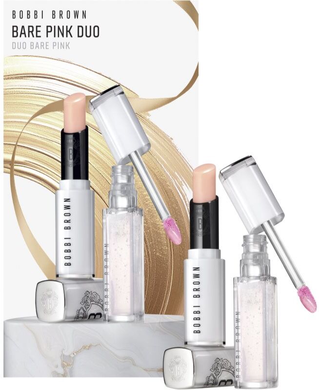Bobbi Brown Holiday Bare Pink Duo coffret cadeau lèvres