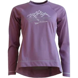 Zimtstern, Damen, Velotrikot, Women's PureFlowz Eco Shirt L/S (XL), Pink, Violett, XL