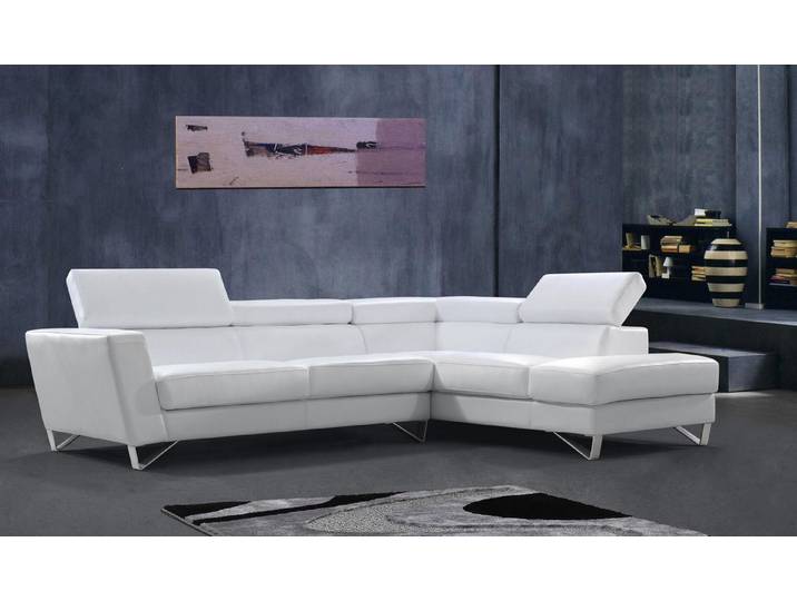 Salottini Ecksofa Luxus Designer Ecksofa Murano Leder Eckcouch Sofa, 2 Teile, Handarbeit