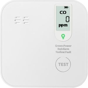 LogiLink CO-Melder SC0123, mit Batterie, 10 Jahres Sensor, mit Display