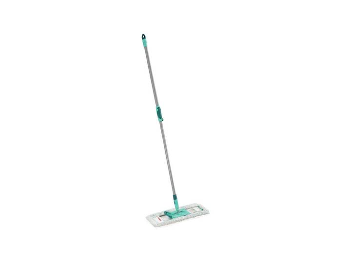 Leifheit Bodenwischer, Grau, Türkis, Weiß, Metall, 42x87-142 cm, Teleskopstiel, flexibler Schwenkhals, Haushalt & Reinigung, Reinigung, Bodenwischer & Fensterwischer