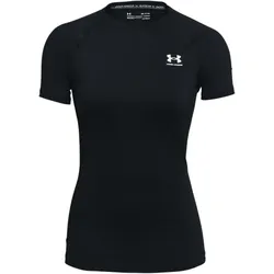 UNDER ARMOUR HeatGear Kompressionsshirt Damen 001 - black/white XL